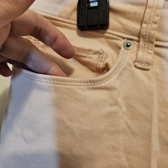 Loft pink curvy straight leg jeans - Picture 4 of 5